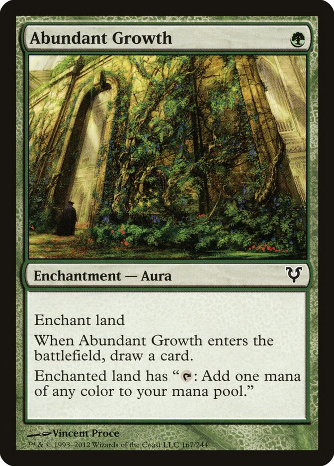 Abundant Growth [Avacyn Restored] | Dragon's Lair Comics and Fantasy Houston TX