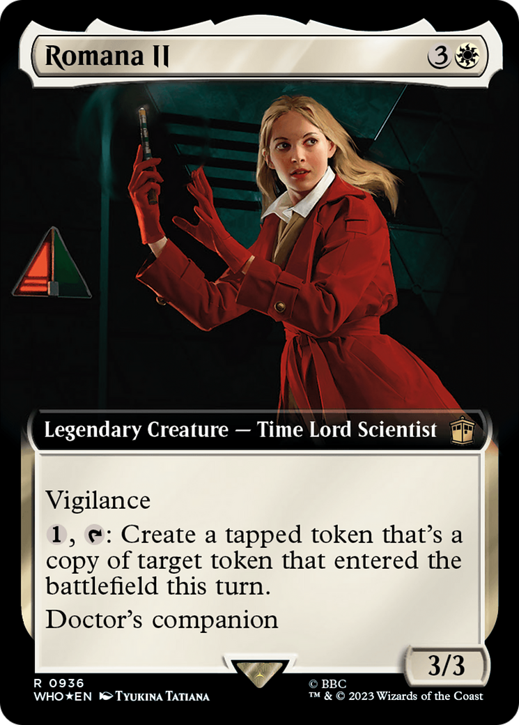 Romana II (Extended Art) (Surge Foil) [Doctor Who] | Dragon's Lair Comics and Fantasy Houston TX