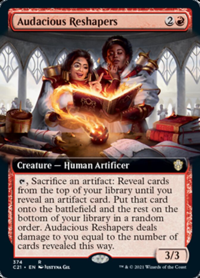 Audacious Reshapers (Extended Art) [Commander 2021] | Dragon's Lair Comics and Fantasy Houston TX