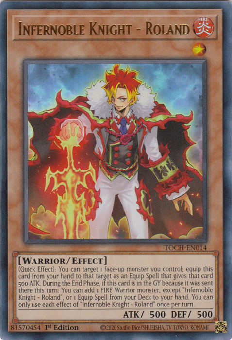 Infernoble Knight - Roland [TOCH-EN014] Ultra Rare | Dragon's Lair Comics and Fantasy Houston TX