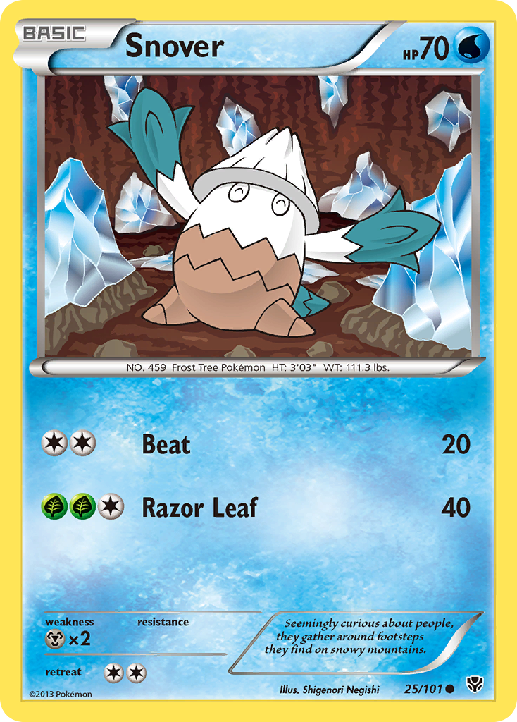 Snover (25/101) [Black & White: Plasma Blast] | Dragon's Lair Comics and Fantasy Houston TX