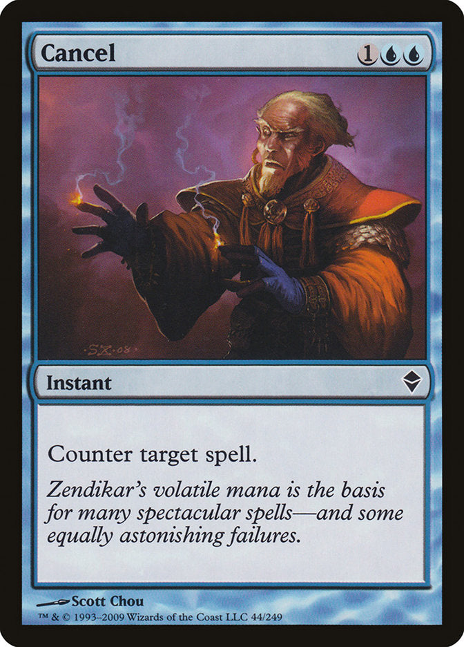 Cancel [Zendikar] | Dragon's Lair Comics and Fantasy Houston TX