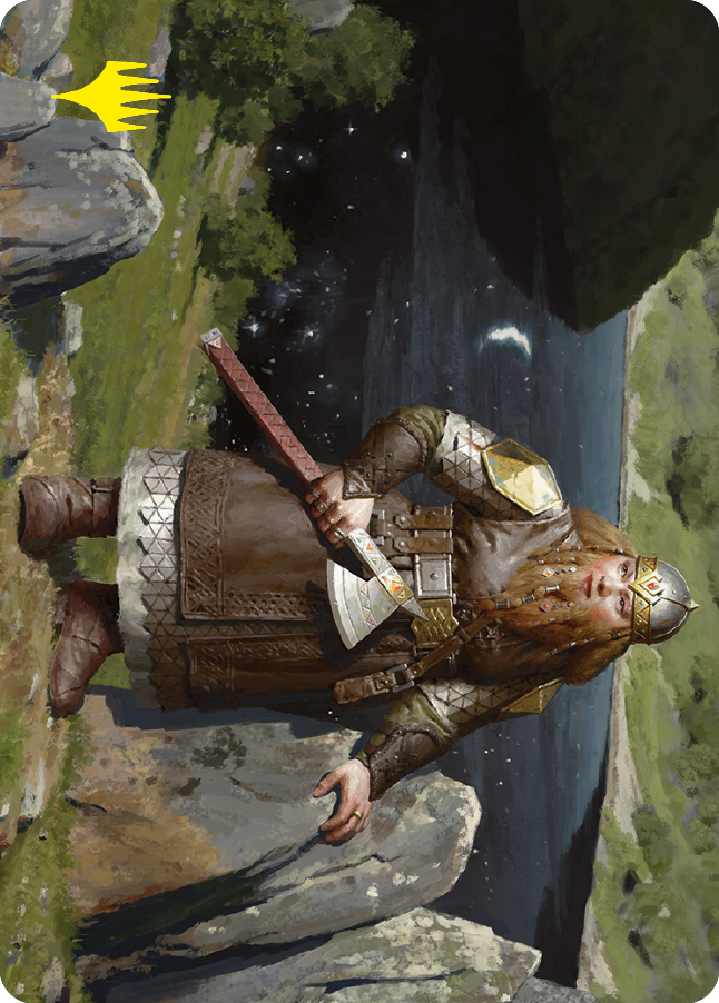 Mirrormere Guardian Art Card (Gold-Stamped Signature) [The Lord of the Rings: Tales of Middle-earth Art Series] | Dragon's Lair Comics and Fantasy Houston TX