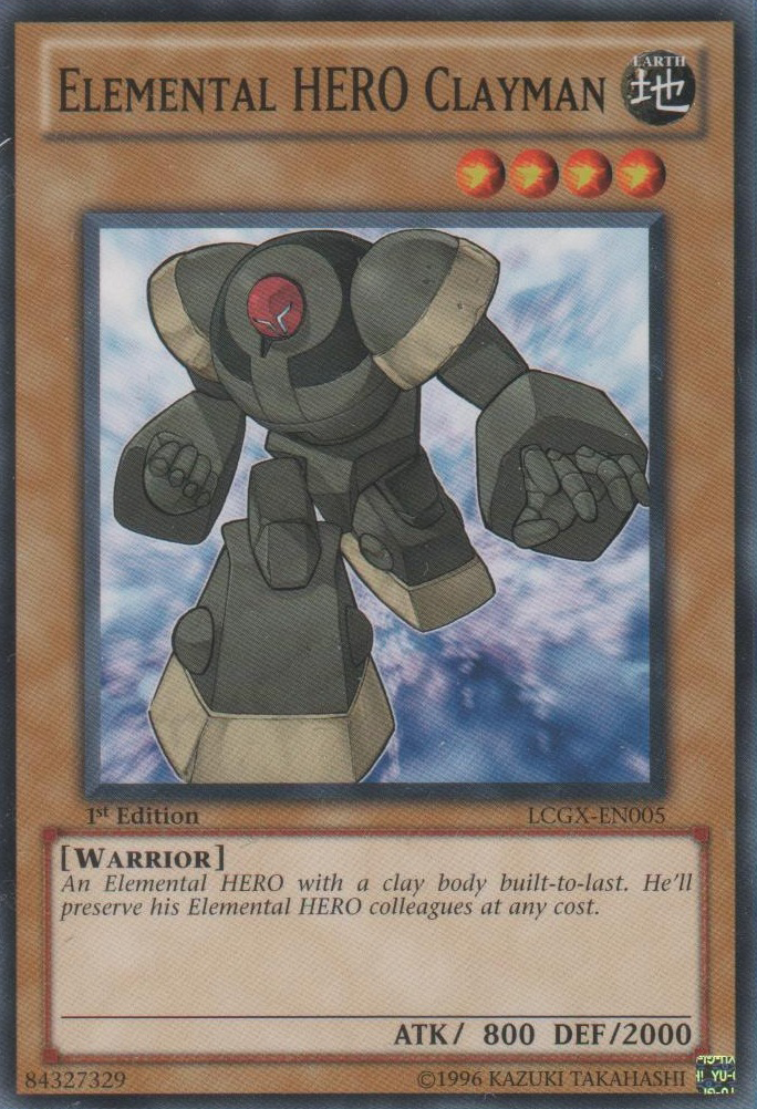 Elemental HERO Clayman [LCGX-EN005] Common | Dragon's Lair Comics and Fantasy Houston TX