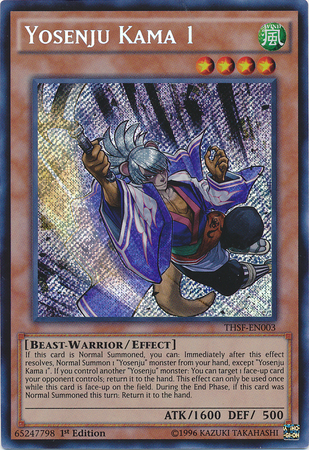 Yosenju Kama 1 [THSF-EN003] Secret Rare | Dragon's Lair Comics and Fantasy Houston TX