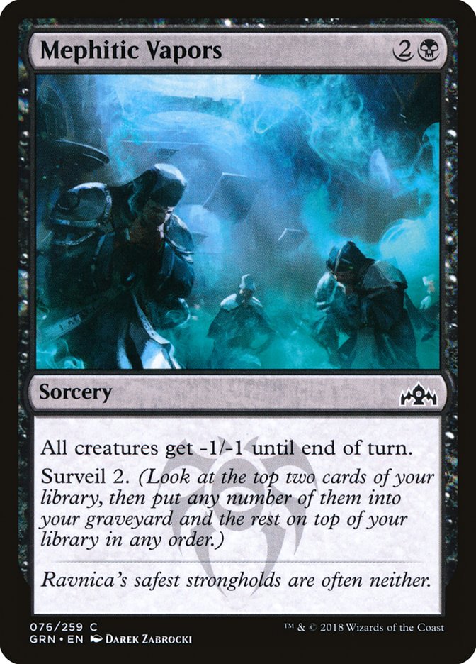 Mephitic Vapors [Guilds of Ravnica] | Dragon's Lair Comics and Fantasy Houston TX