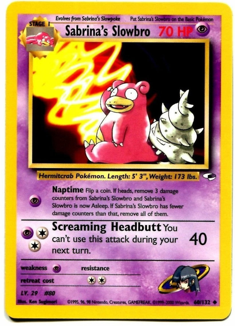 Sabrina's Slowbro (60/132) [Gym Heroes Unlimited] | Dragon's Lair Comics and Fantasy Houston TX