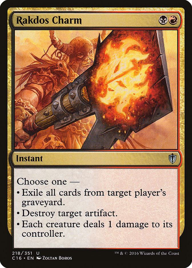 Rakdos Charm [Commander 2016] | Dragon's Lair Comics and Fantasy Houston TX