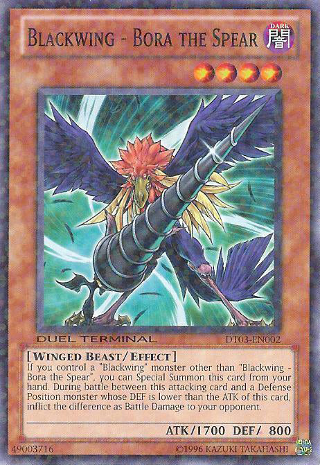 Blackwing - Bora the Spear [DT03-EN002] Common | Dragon's Lair Comics and Fantasy Houston TX
