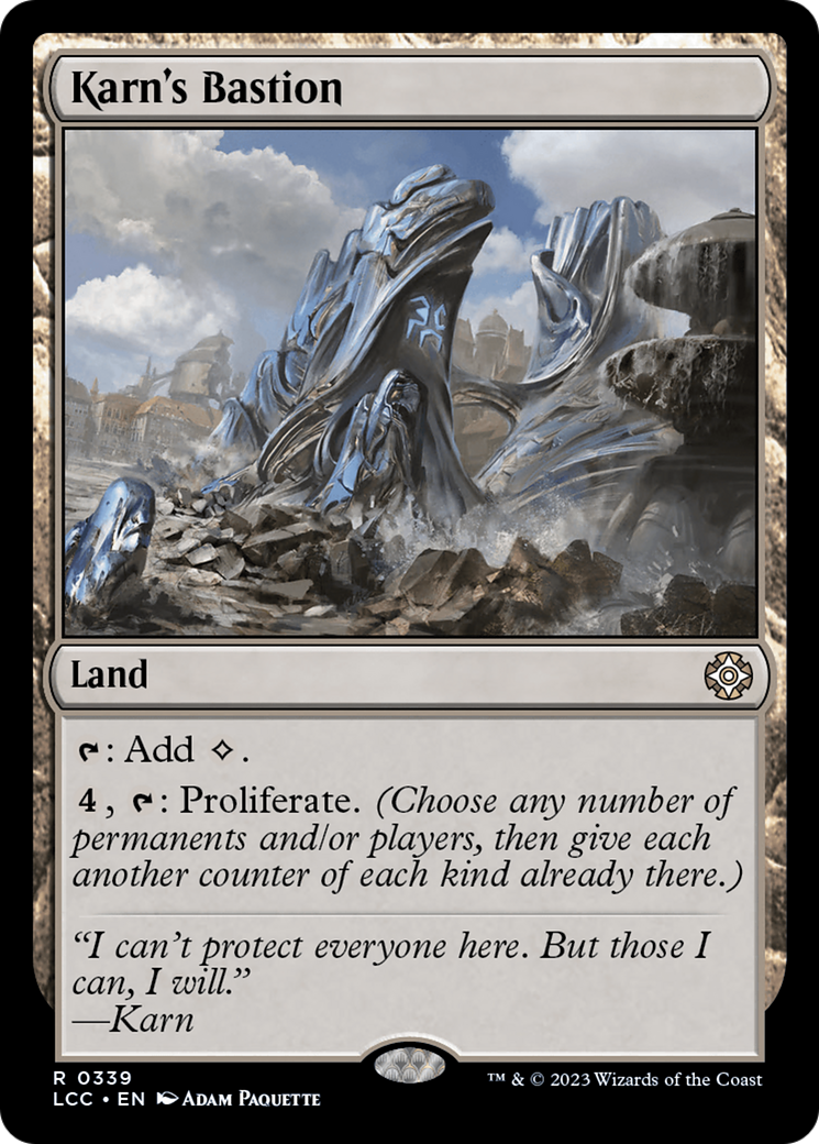 Karn's Bastion [The Lost Caverns of Ixalan Commander] | Dragon's Lair Comics and Fantasy Houston TX