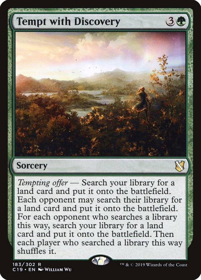 Tempt with Discovery [Commander 2019] | Dragon's Lair Comics and Fantasy Houston TX