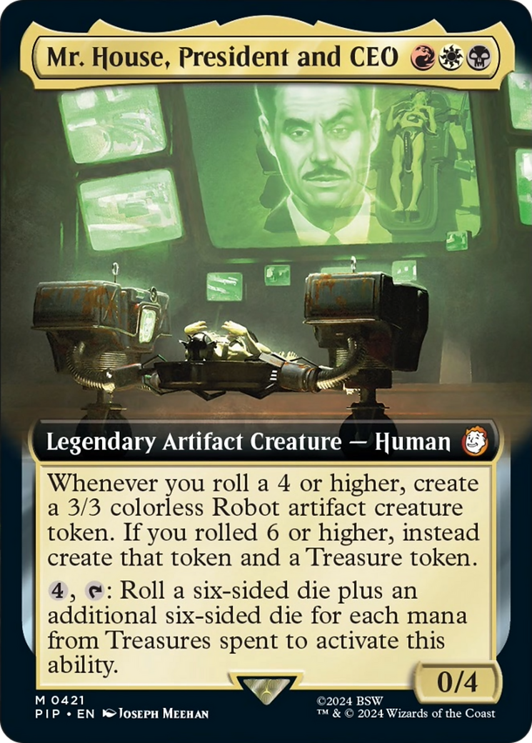 Mr. House, President and CEO (Extended Art) [Fallout] | Dragon's Lair Comics and Fantasy Houston TX
