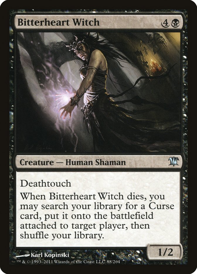 Bitterheart Witch [Innistrad] | Dragon's Lair Comics and Fantasy Houston TX