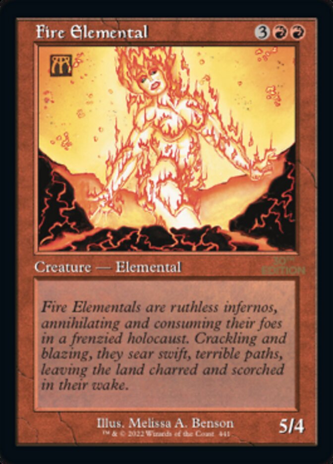 Fire Elemental (Retro) [30th Anniversary Edition] | Dragon's Lair Comics and Fantasy Houston TX