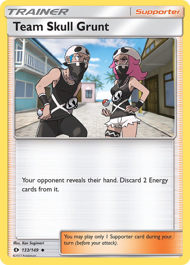 Team Skull Grunt (133/149) [Sun & Moon: Base Set] | Dragon's Lair Comics and Fantasy Houston TX