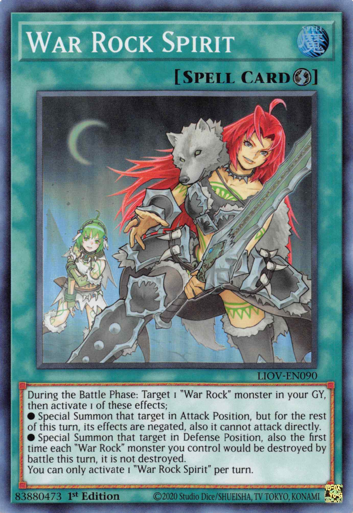 War Rock Spirit [LIOV-EN090] Super Rare | Dragon's Lair Comics and Fantasy Houston TX