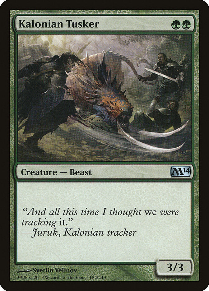Kalonian Tusker [Magic 2014] | Dragon's Lair Comics and Fantasy Houston TX