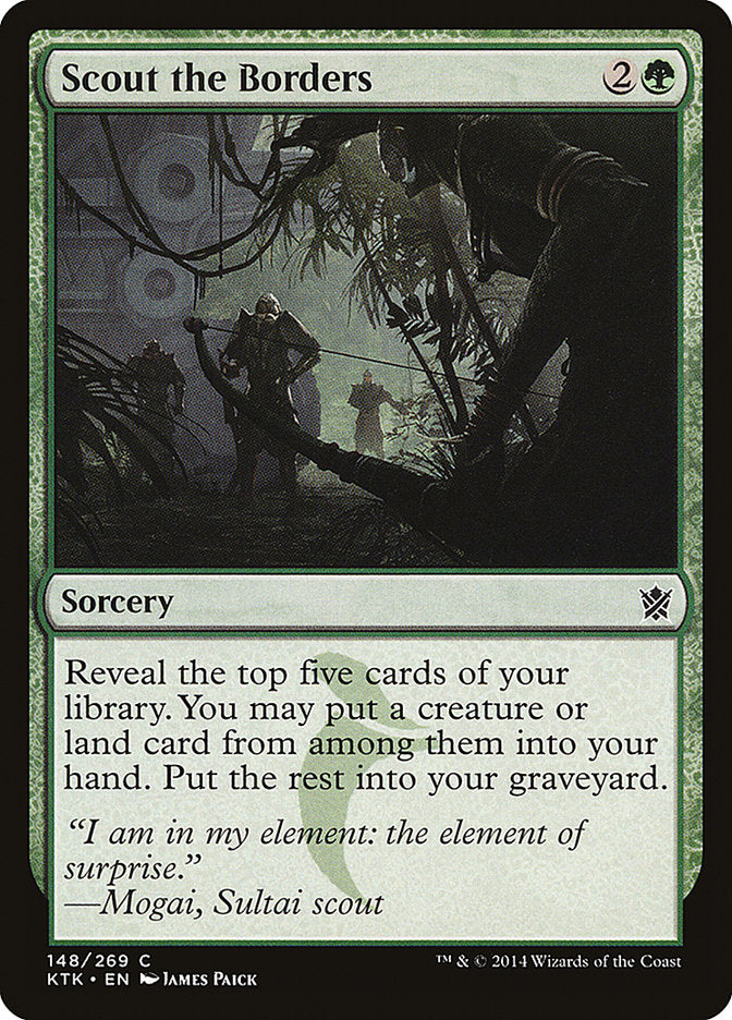 Scout the Borders [Khans of Tarkir] | Dragon's Lair Comics and Fantasy Houston TX