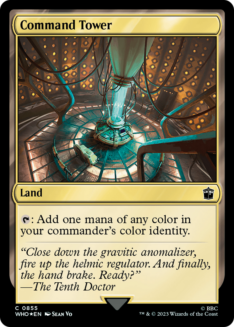 Command Tower (0855)(Surge Foil) [Doctor Who] | Dragon's Lair Comics and Fantasy Houston TX