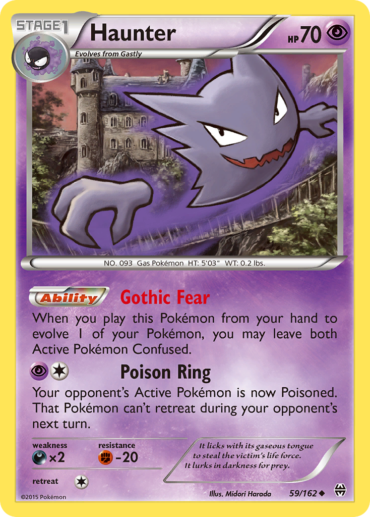 Haunter (59/162) [XY: BREAKthrough] | Dragon's Lair Comics and Fantasy Houston TX