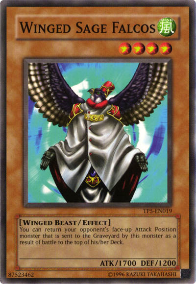 Winged Sage Falcos [TP5-EN019] Common | Dragon's Lair Comics and Fantasy Houston TX