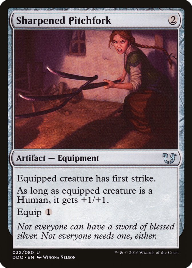 Sharpened Pitchfork [Duel Decks: Blessed vs. Cursed] | Dragon's Lair Comics and Fantasy Houston TX