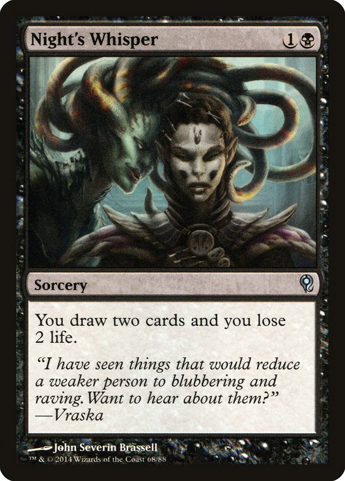 Night's Whisper [Duel Decks: Jace vs. Vraska] | Dragon's Lair Comics and Fantasy Houston TX