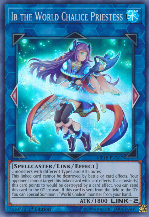 Ib the World Chalice Priestess [MP18-EN067] Super Rare | Dragon's Lair Comics and Fantasy Houston TX