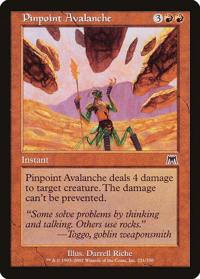 Pinpoint Avalanche [Onslaught] | Dragon's Lair Comics and Fantasy Houston TX