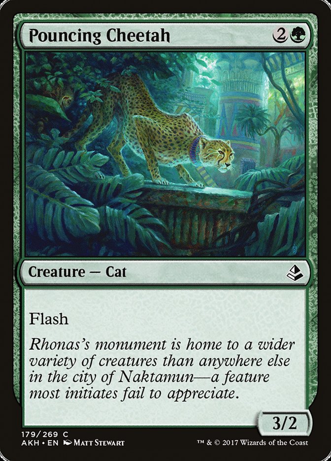 Pouncing Cheetah [Amonkhet] | Dragon's Lair Comics and Fantasy Houston TX