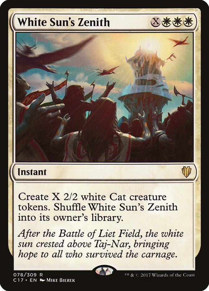 White Sun's Zenith [Commander 2017] | Dragon's Lair Comics and Fantasy Houston TX