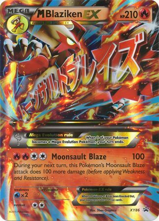 M Blaziken EX (XY86) (Jumbo Card) [XY: Black Star Promos] | Dragon's Lair Comics and Fantasy Houston TX