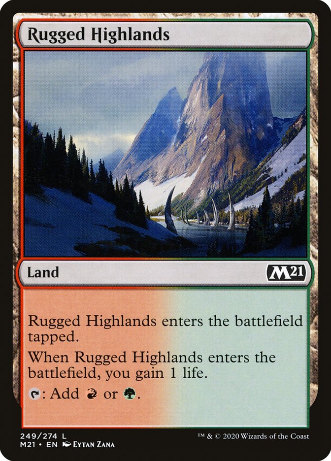 Rugged Highlands [Core Set 2021] | Dragon's Lair Comics and Fantasy Houston TX