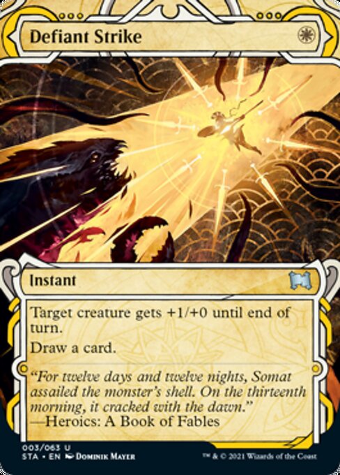 Defiant Strike [Strixhaven: School of Mages Mystical Archive] | Dragon's Lair Comics and Fantasy Houston TX