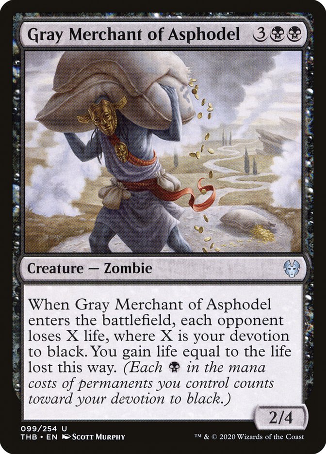 Gray Merchant of Asphodel [Theros Beyond Death] | Dragon's Lair Comics and Fantasy Houston TX
