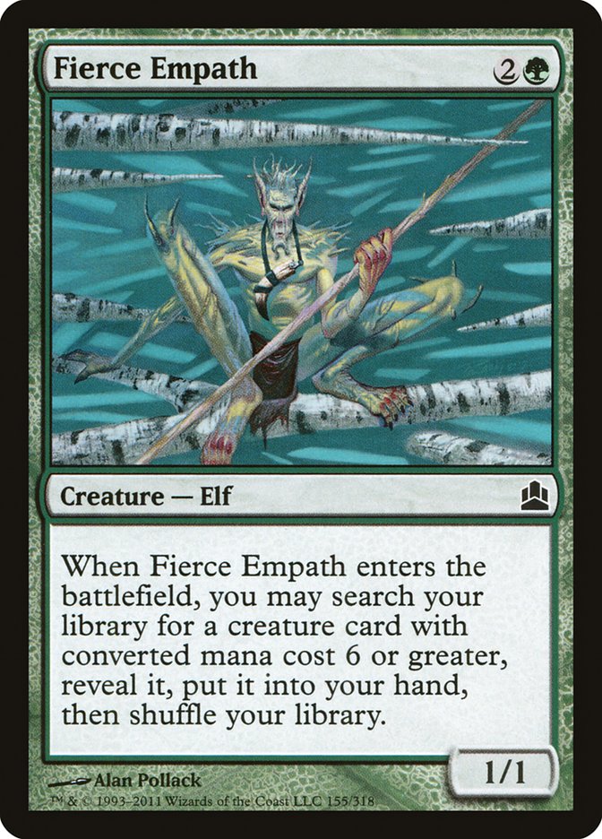 Fierce Empath [Commander 2011] | Dragon's Lair Comics and Fantasy Houston TX