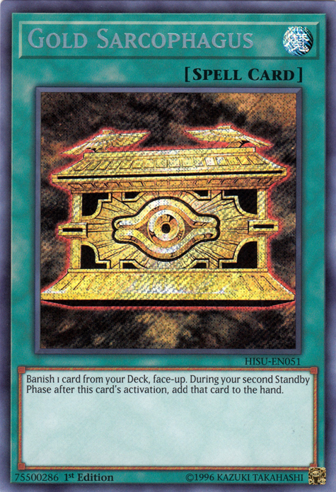 Gold Sarcophagus [HISU-EN051] Secret Rare | Dragon's Lair Comics and Fantasy Houston TX