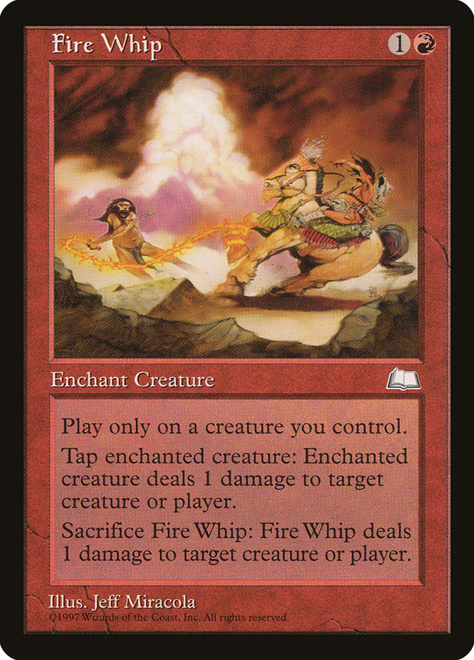 Fire Whip [Weatherlight] | Dragon's Lair Comics and Fantasy Houston TX