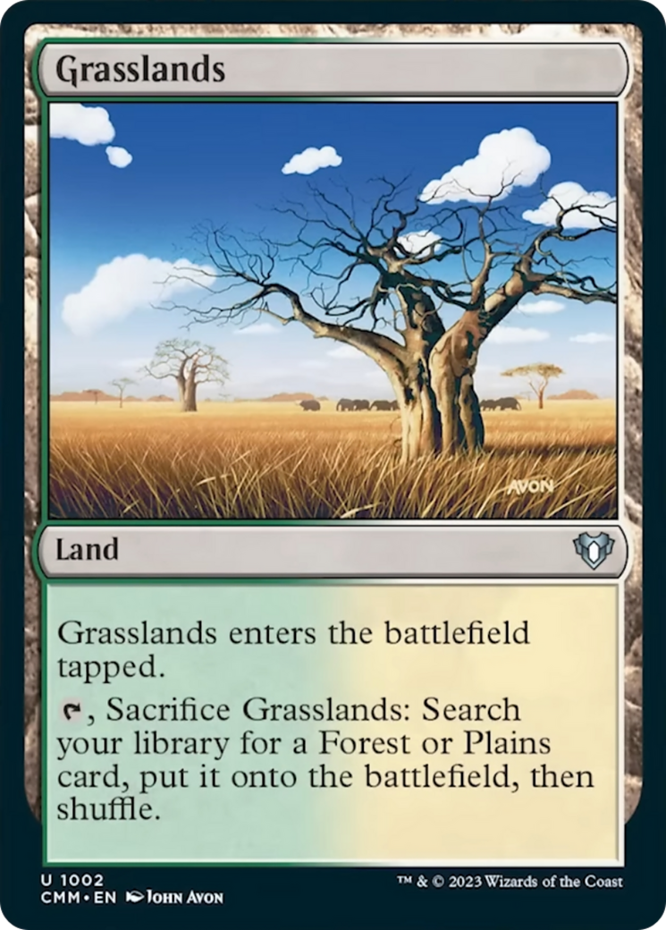 Grasslands [Commander Masters] | Dragon's Lair Comics and Fantasy Houston TX