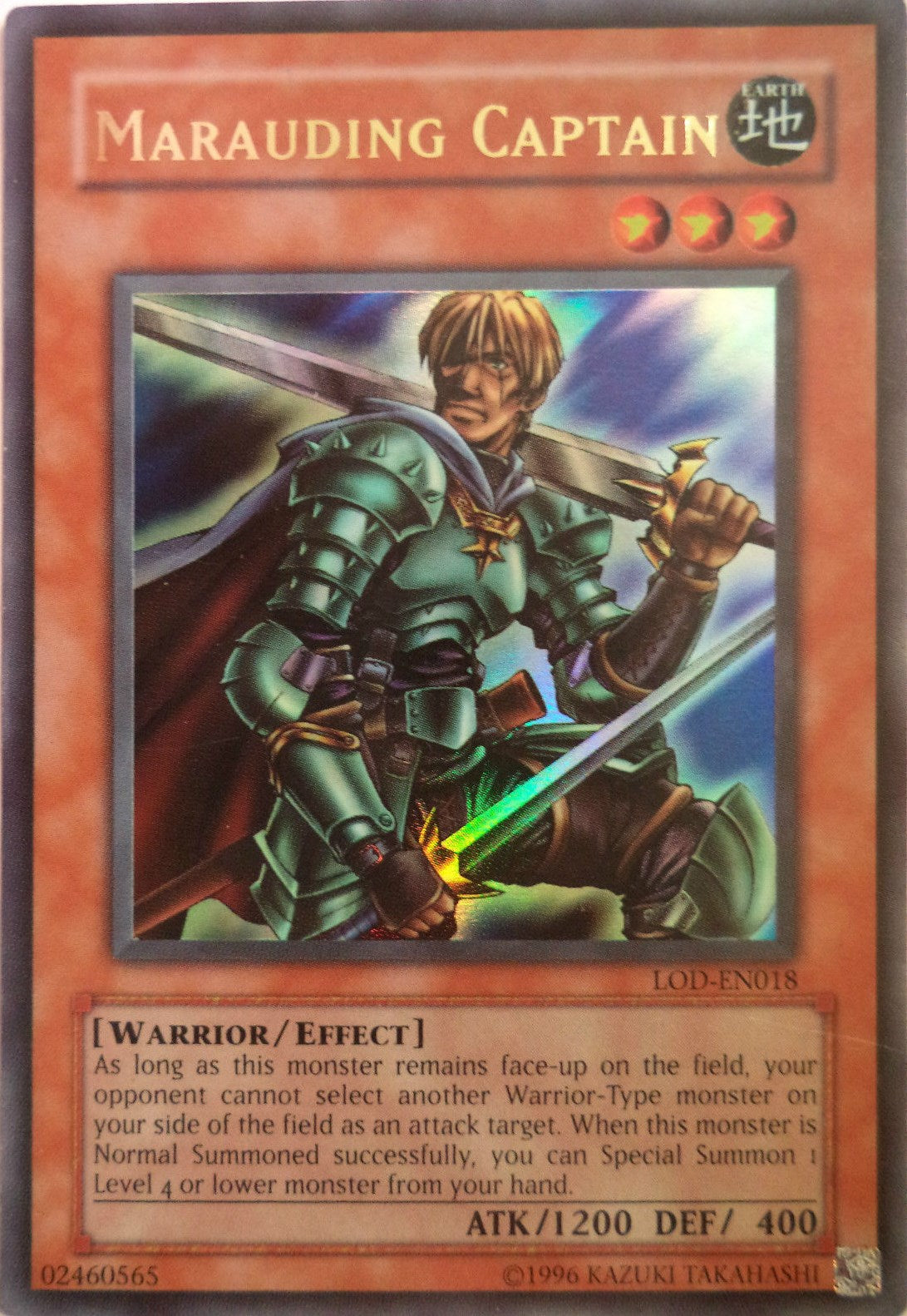 Marauding Captain [LOD-EN018] Ultra Rare | Dragon's Lair Comics and Fantasy Houston TX