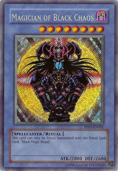 Magician of Black Chaos [PP01-EN001] Secret Rare | Dragon's Lair Comics and Fantasy Houston TX
