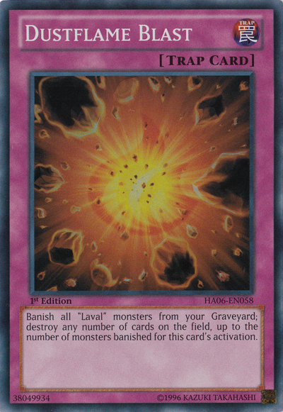 Dustflame Blast [HA06-EN058] Super Rare | Dragon's Lair Comics and Fantasy Houston TX