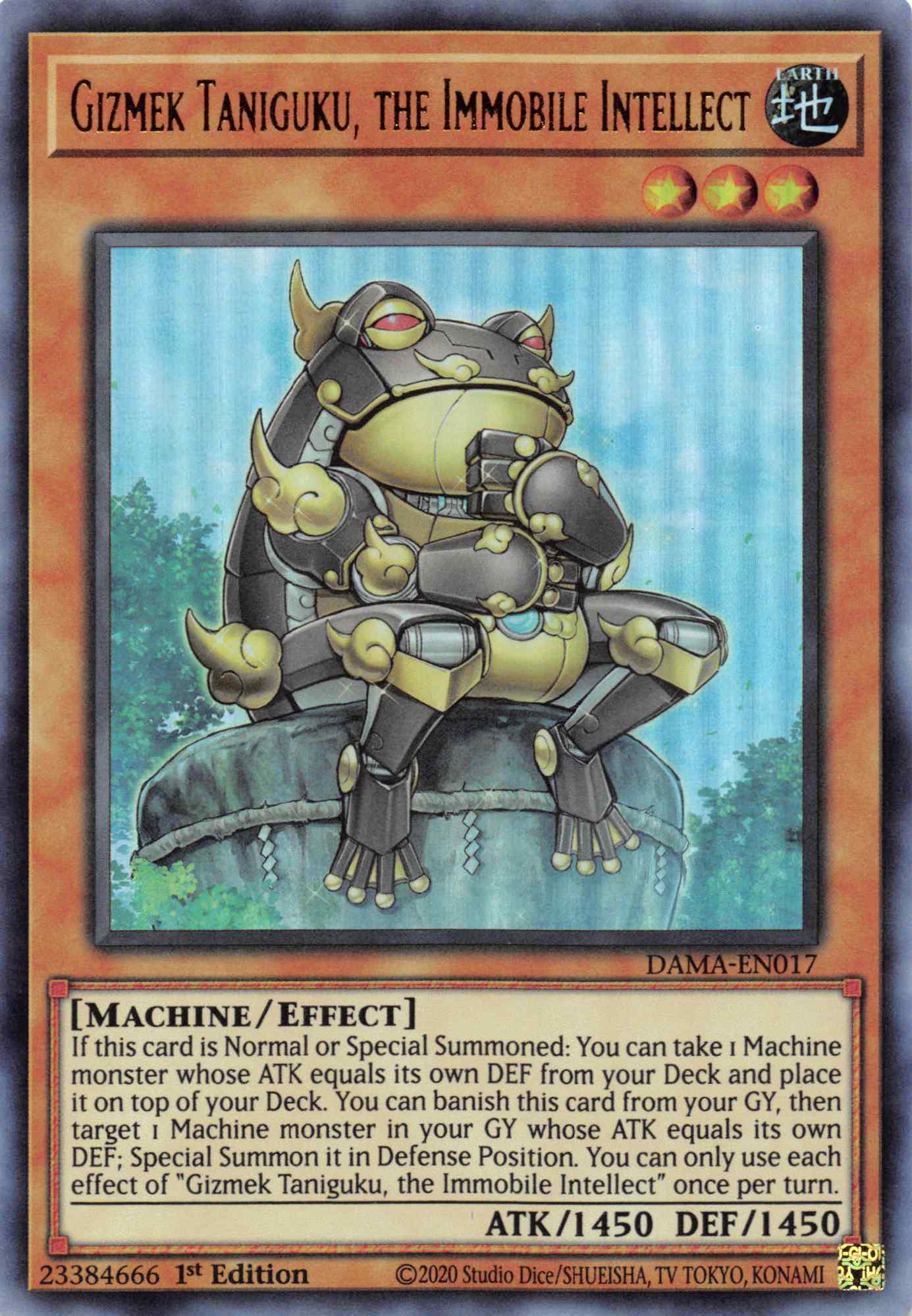 Gizmek Taniguku, the Immobile Intellect [DAMA-EN017] Ultra Rare | Dragon's Lair Comics and Fantasy Houston TX