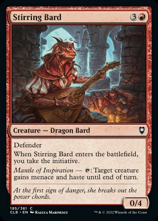 Stirring Bard [Commander Legends: Battle for Baldur's Gate] | Dragon's Lair Comics and Fantasy Houston TX