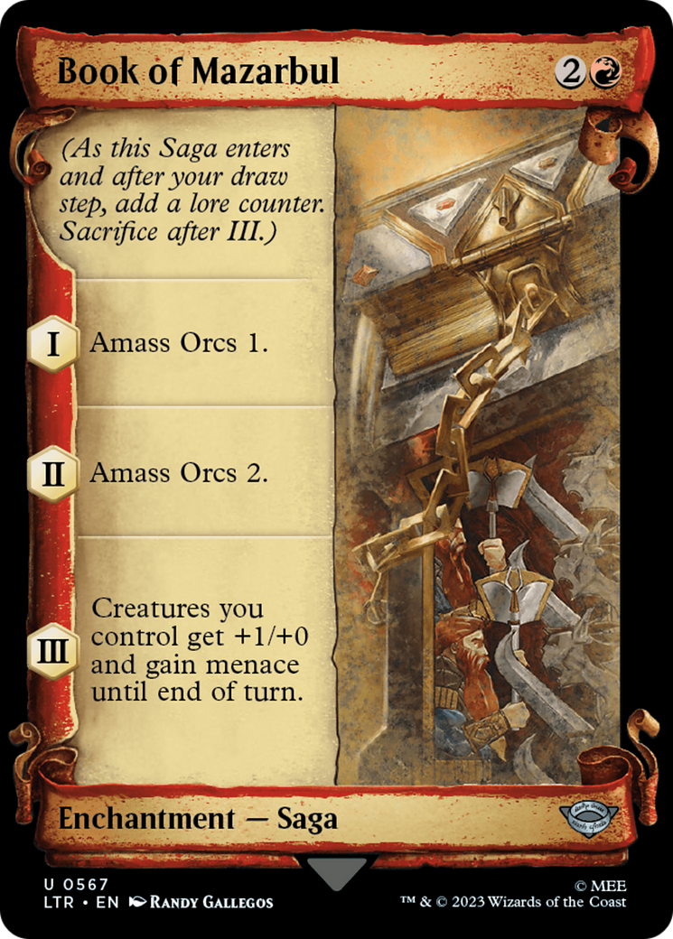 Book of Mazarbul [The Lord of the Rings: Tales of Middle-Earth Showcase Scrolls] | Dragon's Lair Comics and Fantasy Houston TX