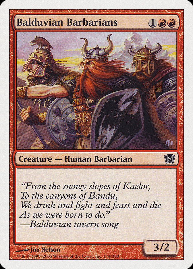 Balduvian Barbarians [Ninth Edition] | Dragon's Lair Comics and Fantasy Houston TX