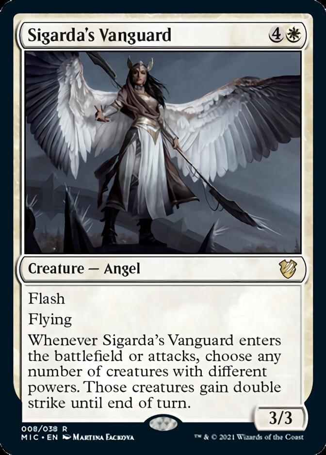 Sigarda's Vanguard [Innistrad: Midnight Hunt Commander] | Dragon's Lair Comics and Fantasy Houston TX