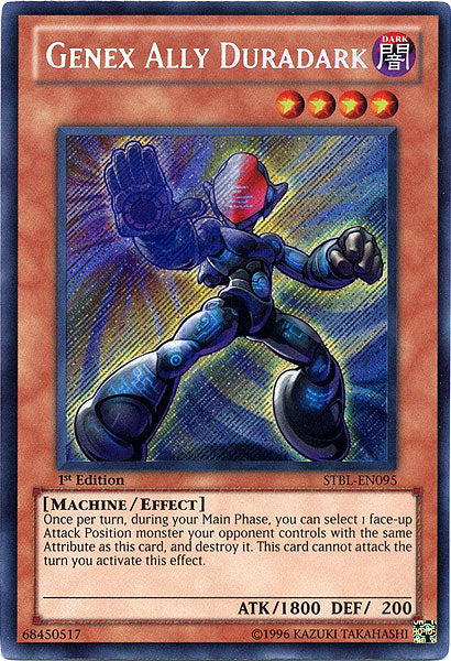 Genex Ally Duradark [STBL-EN095] Secret Rare | Dragon's Lair Comics and Fantasy Houston TX