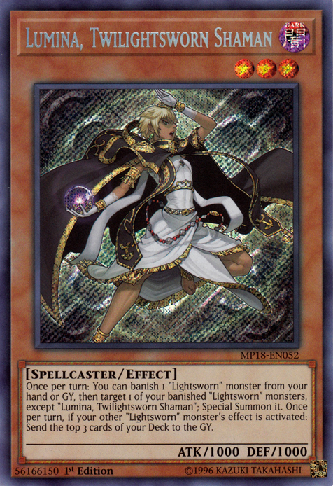 Lumina, Twilightsworn Shaman [MP18-EN052] Secret Rare | Dragon's Lair Comics and Fantasy Houston TX