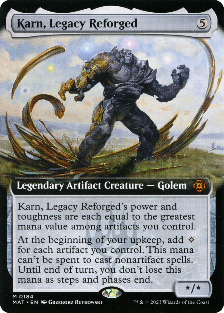 Karn, Legacy Reforged (Extended Art) [March of the Machine: The Aftermath] | Dragon's Lair Comics and Fantasy Houston TX
